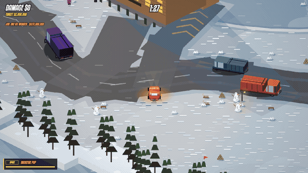 Frozen Lake Winter Drift Arena
